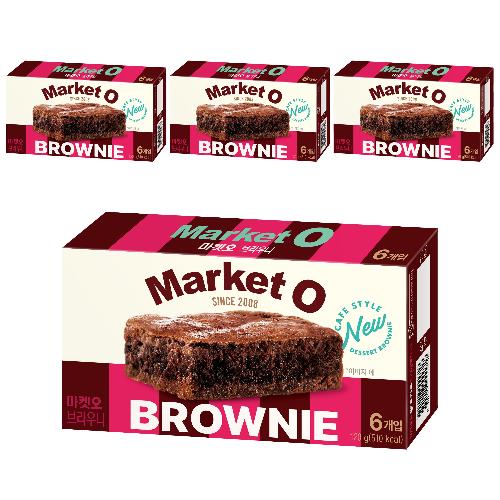 Market O Brownie 6p, 120g, 4ea