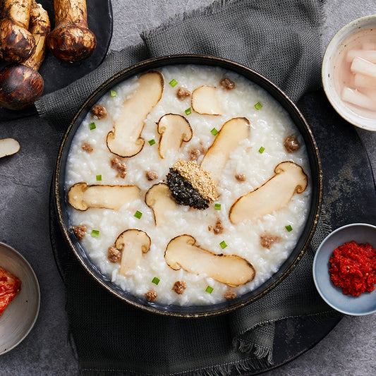 Natural Mushroom Beef Porridge