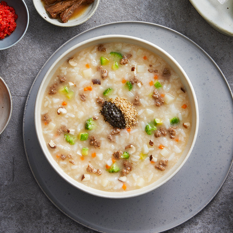 Beef vegetable porridge