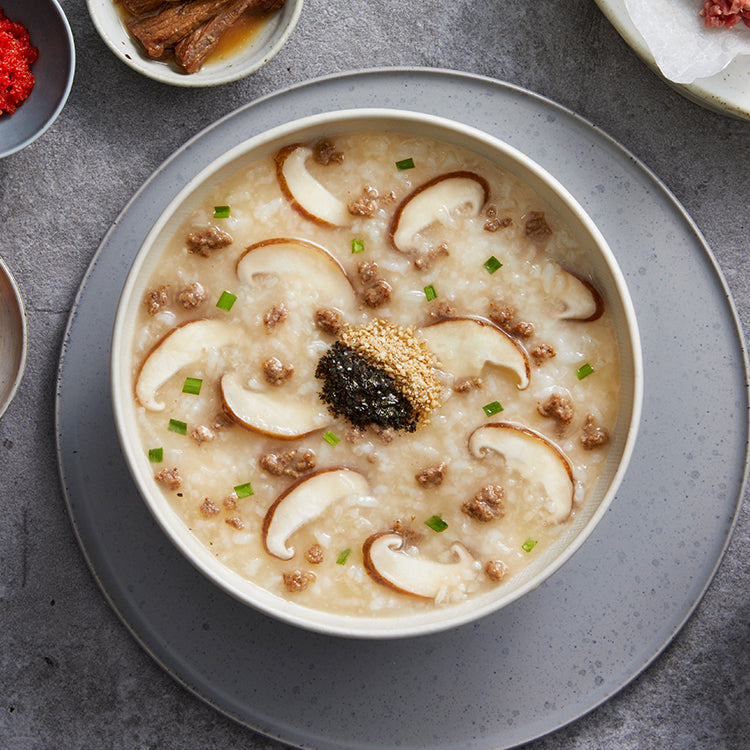 Beef Mushroom Porridge