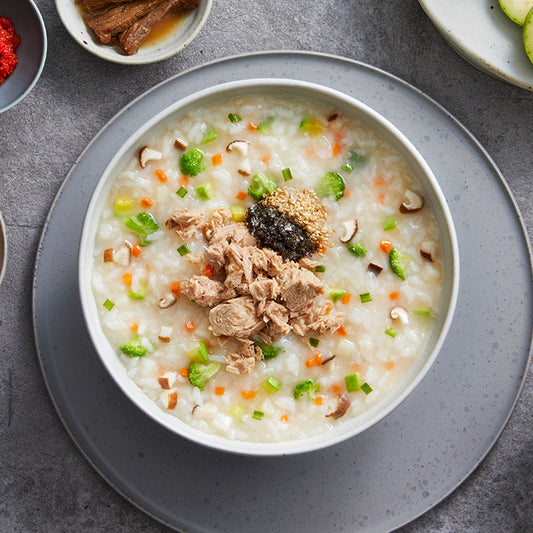 Tuna vegetable porridge